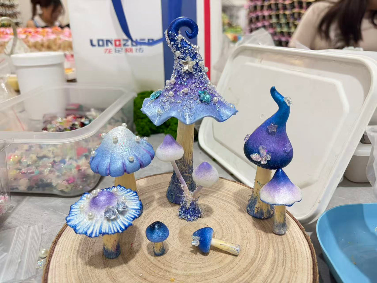 Mushroom Terrarium DIY Kit | Midnight Guardian Series